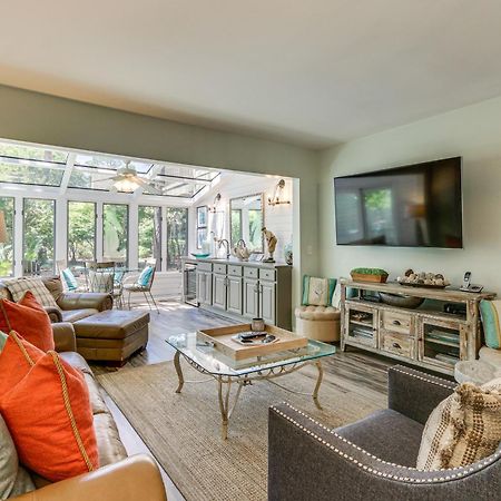 Modern Hilton Head Retreat Walk To Beach And Golf! Hilton Head Island Eksteriør billede